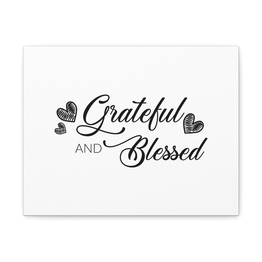 Scripture Walls Grateful And Blessed Hebrews 12:28 Three Hearts Christian Wall